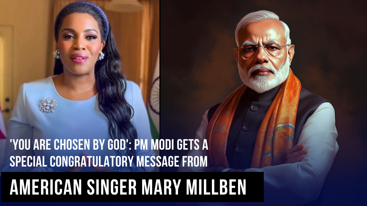 You Are Chosen By God, PM Modi Gets A Special Congratulatory Message From Mary Millben